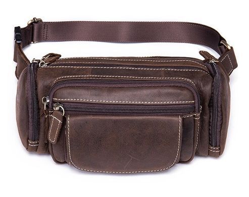 Вінтажна коричнева поясна сумка Bexhill Bx8355C-1