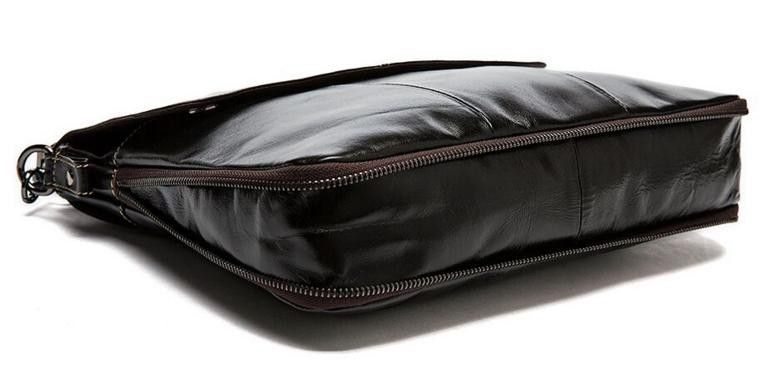 Мужская кожаная сумка-мессенджер Bexhill Bx8007 Black