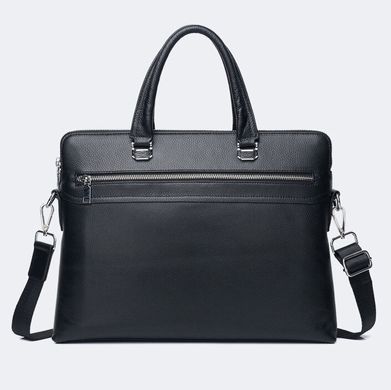 Сумка для ноутбука шкіряна чорного кольору Bexhill Bx17610 Black