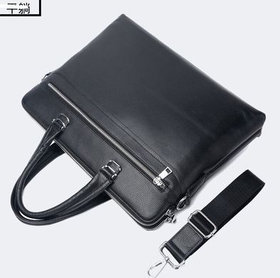 Сумка для ноутбука шкіряна чорного кольору Bexhill Bx17610 Black