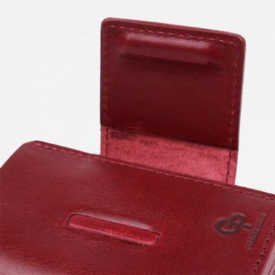 Маленькое бордовое кожаное портмоне для женщин GRANDE PELLE 504661