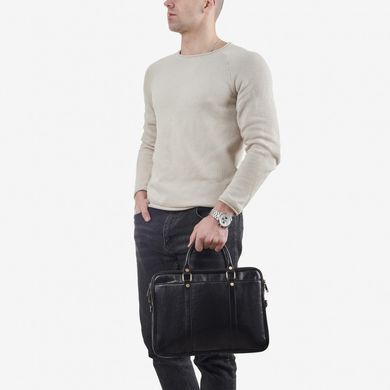 Чоловіча шкіряна сумка Virginia Conti VCM0502BLACK
