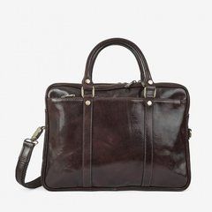 Коричнева шкіряна сумка для чоловіків Virginia Conti VCM0502BROWN