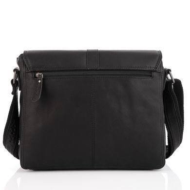 Чоловіча шкіряна сумка-месенджер HILL BURRY 3058/10025HB Black