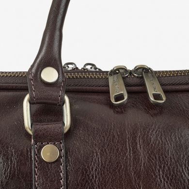 Коричнева шкіряна сумка для чоловіків Virginia Conti VCM0502BROWN