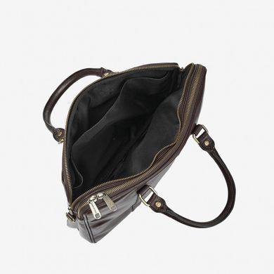 Коричнева шкіряна сумка для чоловіків Virginia Conti VCM0502BROWN