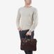 Коричнева шкіряна сумка для чоловіків Virginia Conti VCM0502BROWN