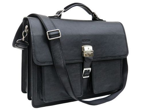 Солідний шкіряний портфель Newery N7164GA