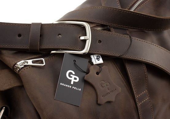 Спортивная дорожная сумка из винтажной кожи Grande Pelle 760120