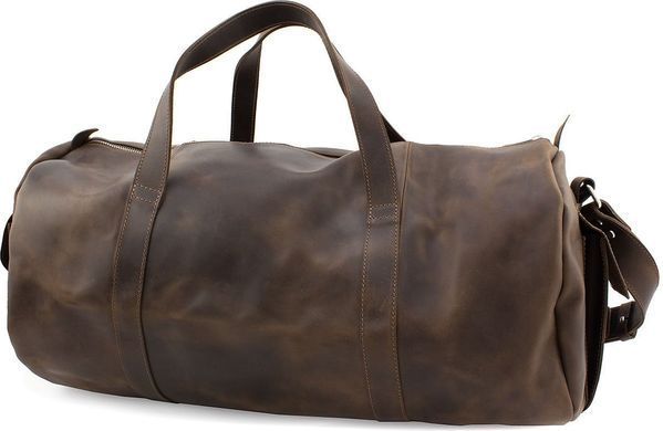 Спортивная дорожная сумка из винтажной кожи Grande Pelle 760120