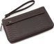 Шкіряний чоловічий клатч під рептилію коричневий Marco Coverna 086-5901 Brown