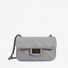 Жіноча шкіряна сумочка VIRGINIA CONTI VC1412 Light-grey