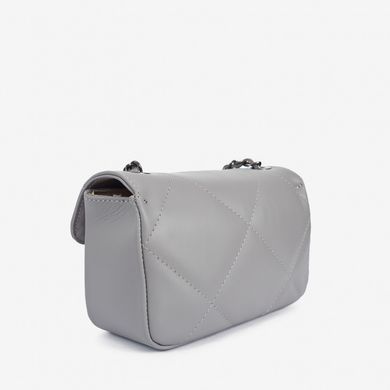 Женская кожаная сумочка серого цвета VIRGINIA CONTI VC1412 Light-grey
