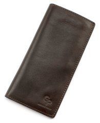 Темно-коричневий портмоне з гладкої шкіри Grande Pelle 512620