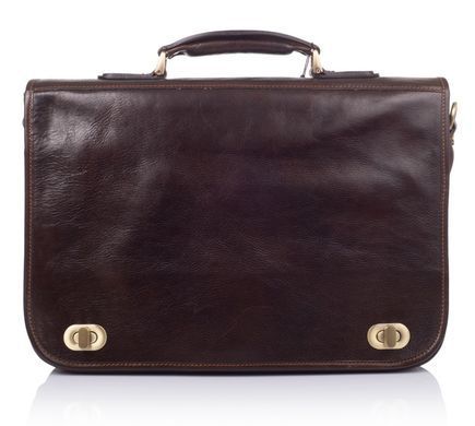 Коричневий шкіряний портфель VIRGINIA CONTI VCm141305/08810brown