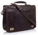 Коричневий шкіряний портфель VIRGINIA CONTI VCm141305/08810brown