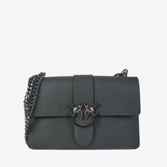 Темно-зелена сумка жіноча через плече VIRGINIA CONTI V03131 Dark green