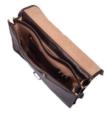 Стильный кожаный портфель VIRGINIA CONTI VCMJN02BROWN