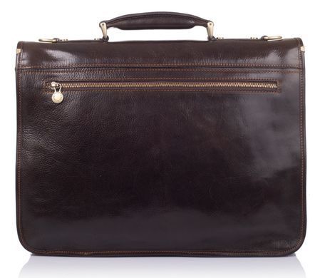 Стильный кожаный портфель VIRGINIA CONTI VCMJN02BROWN