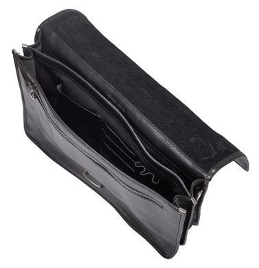 Стильний шкіряний портфель VIRGINIA CONTI VCMJN02BLACK