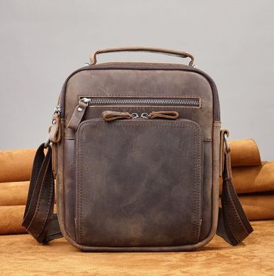 Чоловіча барсетка через плече з vintage шкіри Bexhill bx6014 coffe