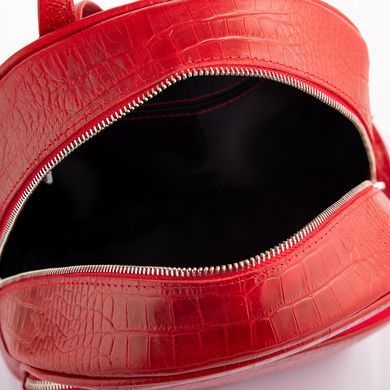 Шкіряний жіночий рюкзак червоного кольору Newery N3061CRR