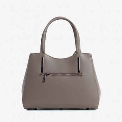 Женская кожаная сумка шоппер VIRGINIA CONTI VC01565 Dark taupe