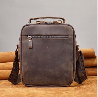 Чоловіча барсетка через плече з vintage шкіри Bexhill bx6014 coffe