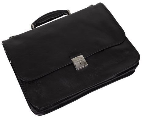 Стильний шкіряний портфель VIRGINIA CONTI VCMJN02BLACK