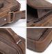 Чоловіча барсетка через плече з vintage шкіри Bexhill bx6014 coffe